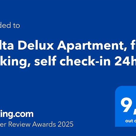 Malta Delux Apartment, Free Parking, Self Check-In 24H Poznań Kültér fotó
